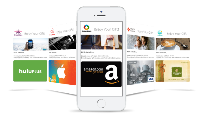 Instant Digital Gifts Amazon digital gift card, Starbucks egift card, International virtual Visa preppaid card