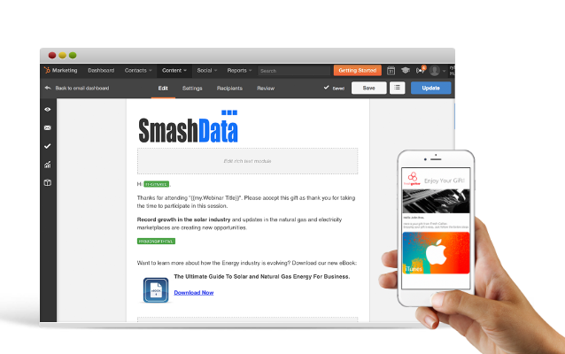 Send eGift cards in HubSpot emails