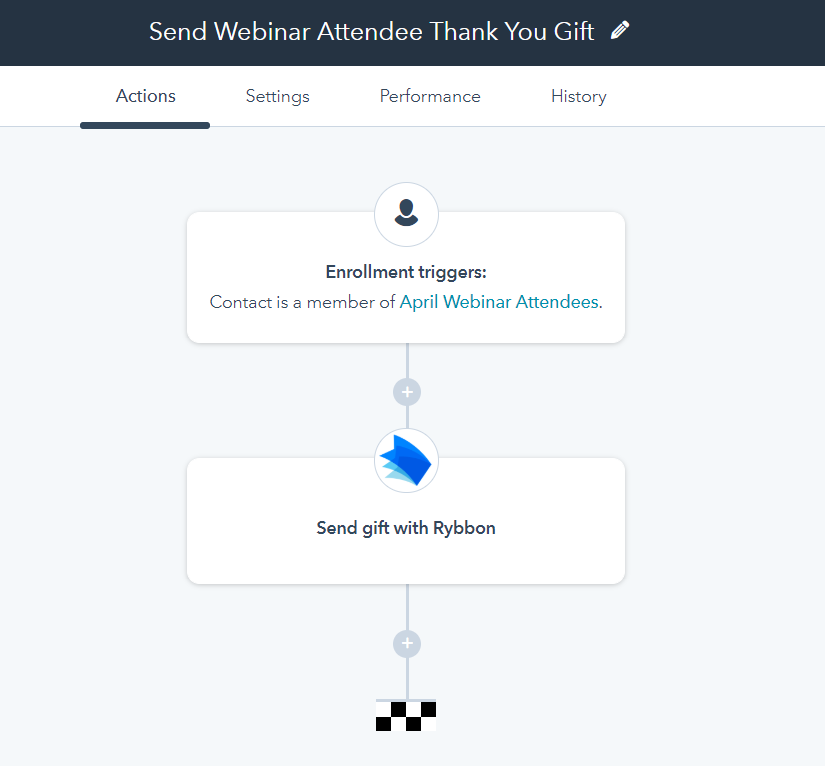 Add gifts to HubSpot emails