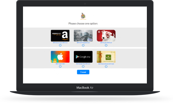 Let recipients choose their gift