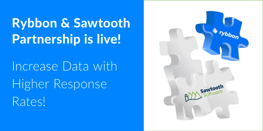 Rybbon and Sawtooth Software Integration Delivers Better Response Rates for Clients